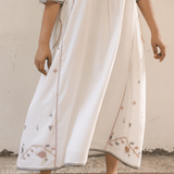 Hana Dress White Motifs