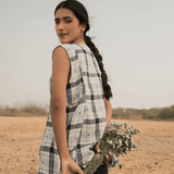 Tara Top Check Motif