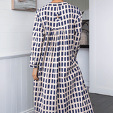 Lena Dress Block Print