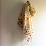 Lumina Sheer Summer Stole - Cream