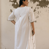 Hana Dress White Motifs