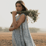Tara Dress Block Print