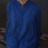 Umaya Top Navy Stripe