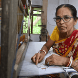 Bella Dress White Motifs