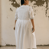Geetha Dress White