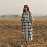 Ivy Dress Check Motif