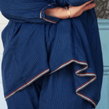 Umaya Top Navy Stripe