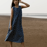 Bella Dress Indigo Sky