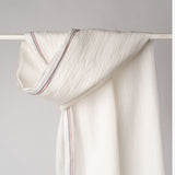 Lumina Sheer Summer Stole - White