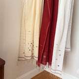 Lumina Sheer Summer Stole - White