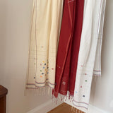 Lumina Sheer Summer Stole - Red