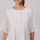 Evie Top - White Heart