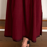 Sophia Dress Red Wine