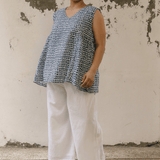 Tara Top Block Print