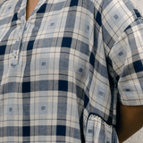 Yumi Dress Check Motif