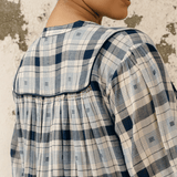 Shanti Dress Check Motif