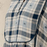 Shanti Dress Check Motif