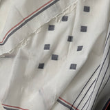 Handwoven Cotton Stole - Crisp White