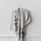Hand-loomed Cotton Stole - Ivory