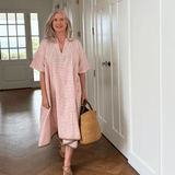 Osaka Dress Clay Check