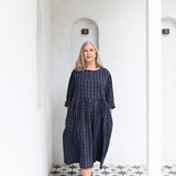 Suri Dress Blueberry Check