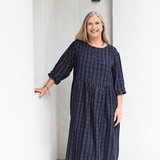 Suri Dress Blueberry Check