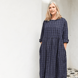 Suri Dress Blueberry Check