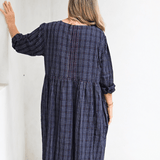 Suri Dress Blueberry Check