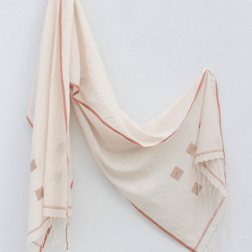 Handwoven Sheer Cotton Stole