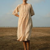 Evie Dress Beige