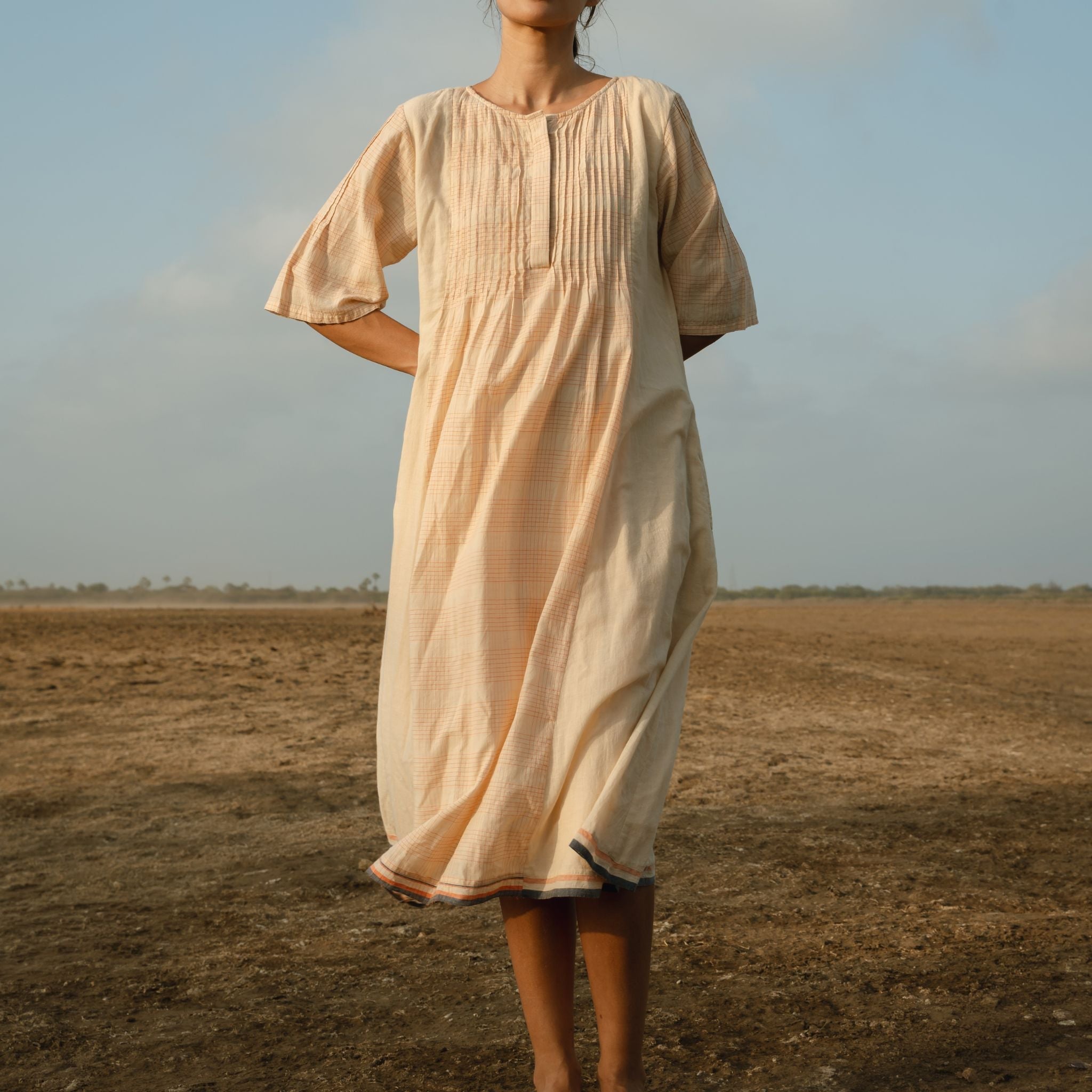 Evie Dress Beige