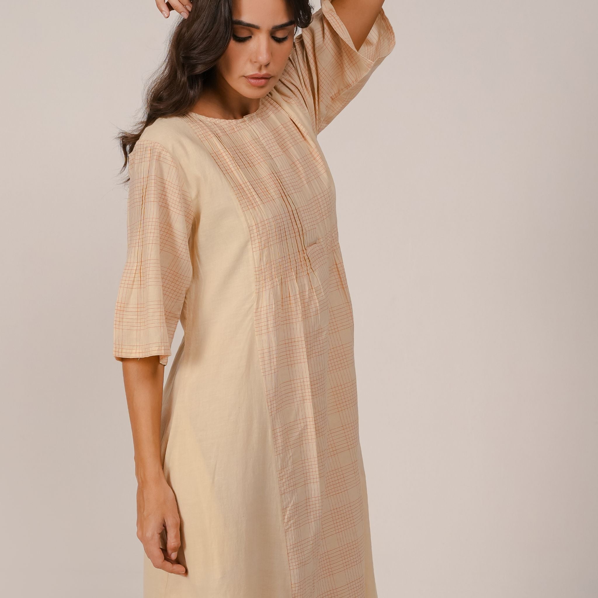 Evie Dress Beige
