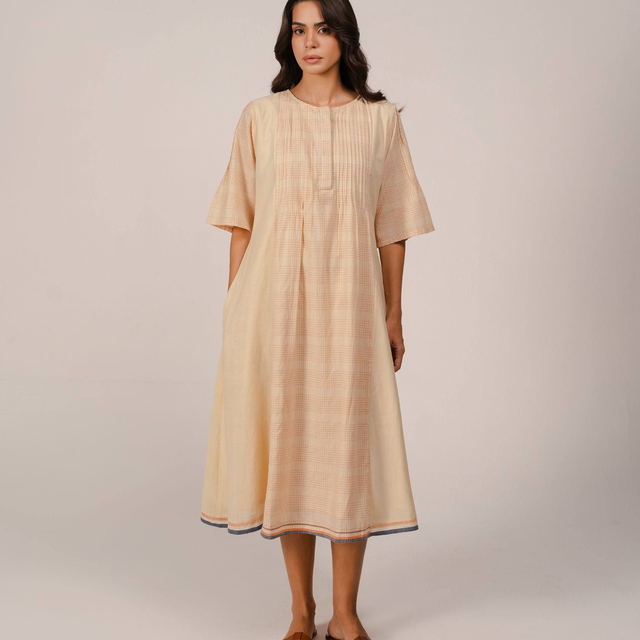 Evie Dress Beige