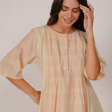 Evie Dress Beige