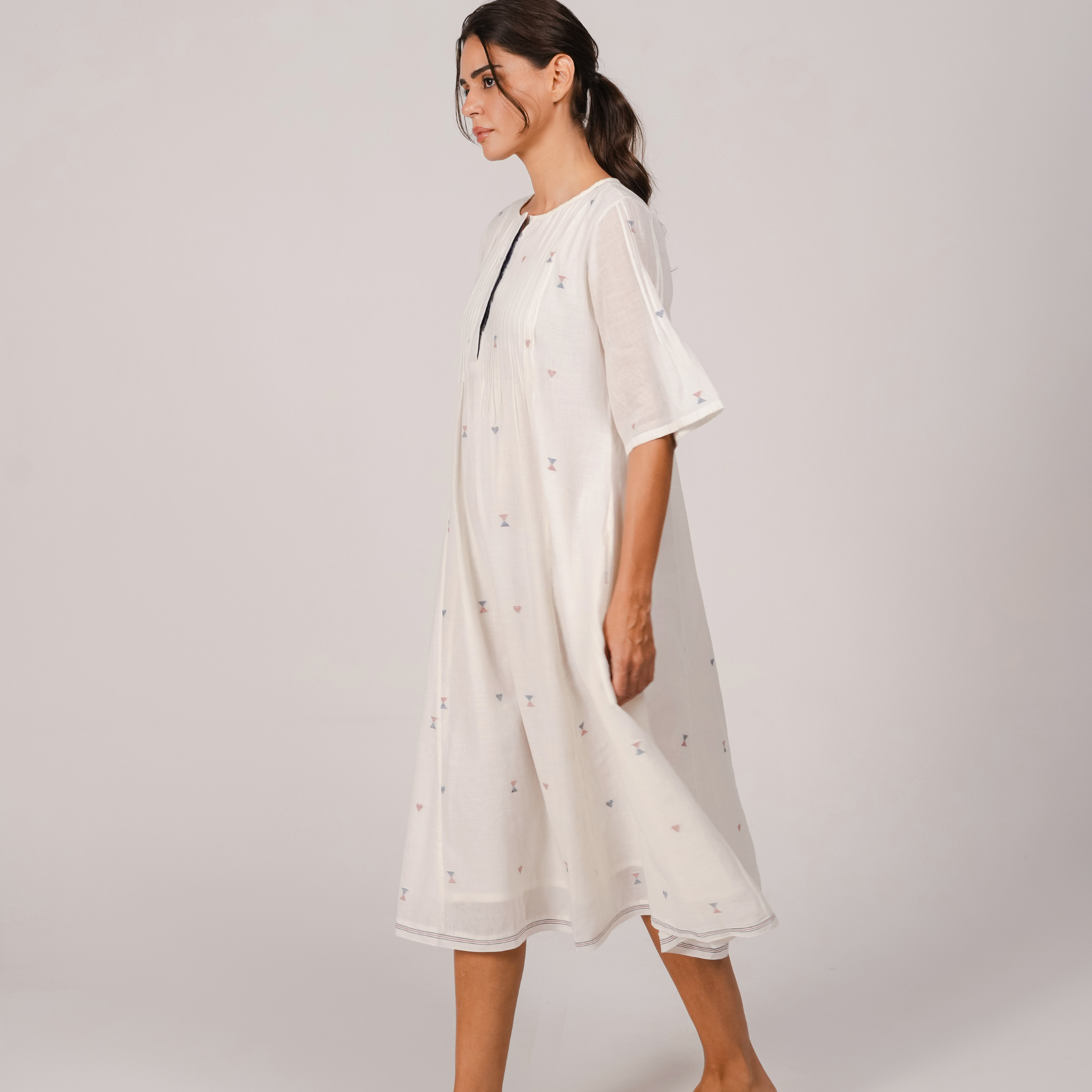 Evie Dress White