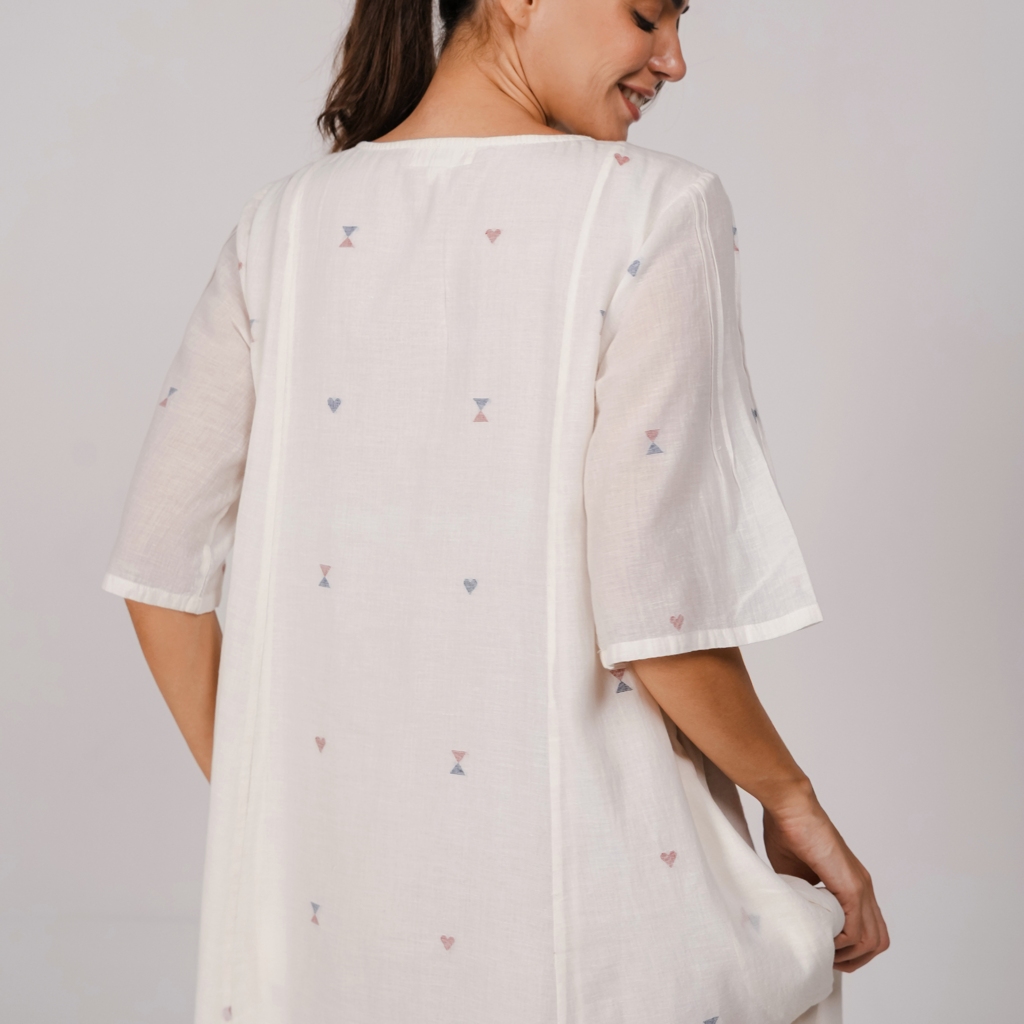 Evie Dress White