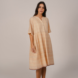 Rena Dress - Beige Check