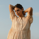 Rena Dress - Beige Check