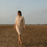 Rena Dress - Beige Check