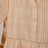Rena Dress - Beige Check