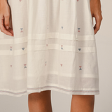 Rena Dress - White Heart